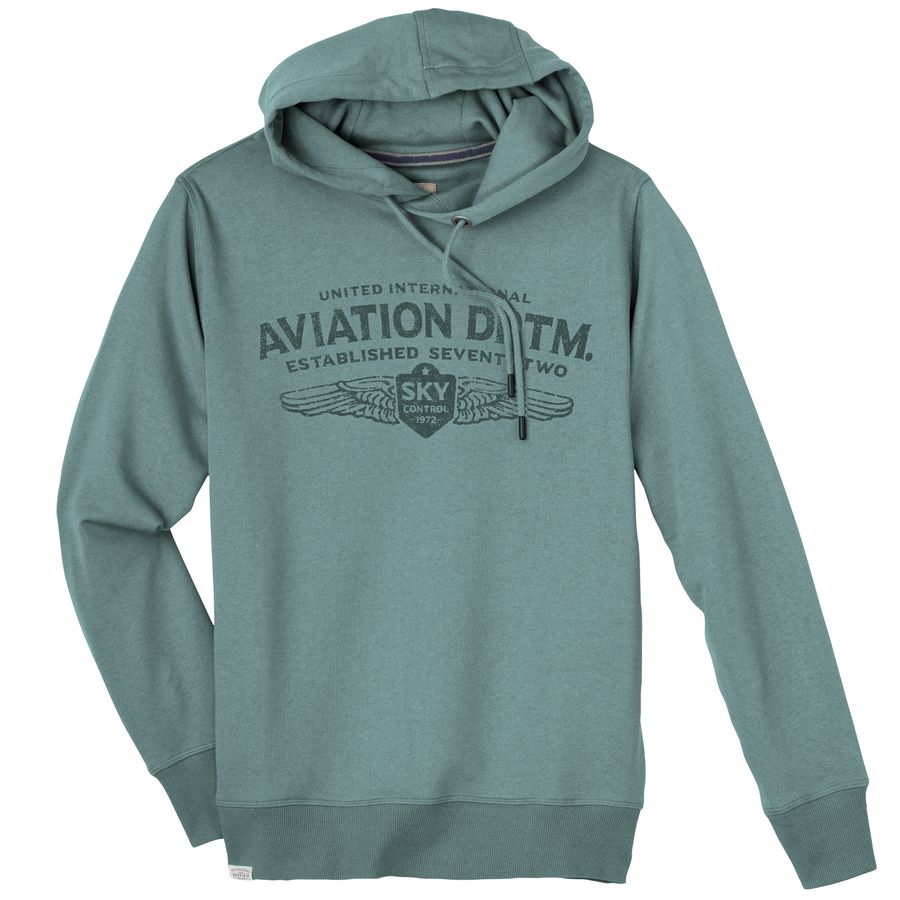 Redfield Übergröße Sweat-Hoodie Print mintgrün
