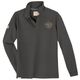 Redfield XXL Langarm-Poloshirt anthrazit Brustprint