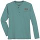 Redfield Übergröße Henley-Longsleeve mintgrün Patch Redfield Übergröße Henley-Longsleeve mintgrün Patch