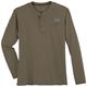 Redfield Übergröße Henley-Longsleeve braun Patch Redfield Übergröße Henley-Longsleeve braun Patch