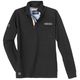 Redfield Übergrößen Langarm-Poloshirt maritim schwarz