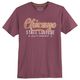 Redfield Übergrößen T-Shirt Print Chicago pflaume
