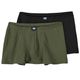Ceceba Pants Übergrößen oliv/schwarz 2er-Pack