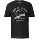 s.Oliver Übergrößen T-Shirt schwarz Frontprint