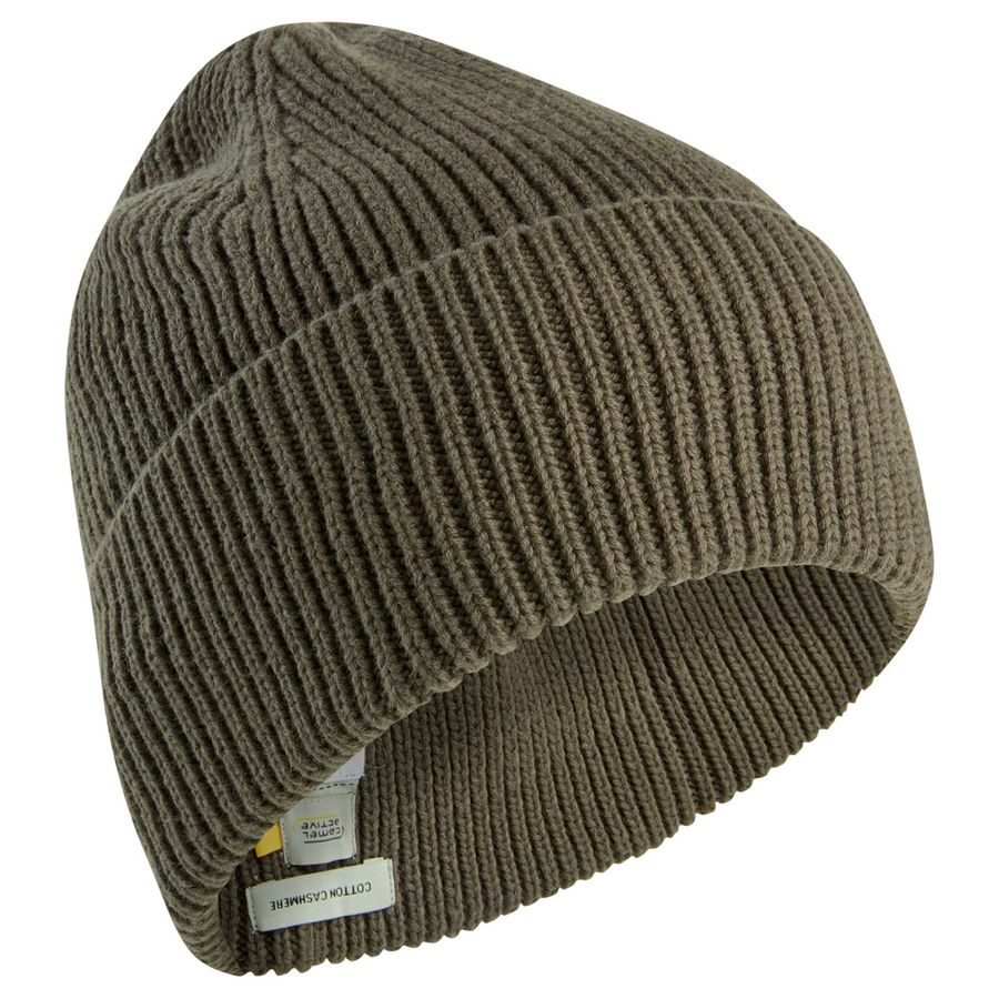 Camel Active Strick-Mütze olivgrau