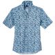 Marvelis Übergrößen Kurzarmhemd blau-mint floral Marvelis Übergrößen Kurzarmhemd blau-mint floral