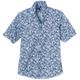 Marvelis Übergrößen Kurzarmhemd blau-weiß floral Marvelis Übergrößen Kurzarmhemd blau-weiß floral
