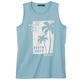 North Latitude Übergrößen Tanktop hellblau Palmen North Latitude Übergrößen Tanktop hellblau Palmen