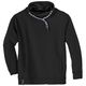 Ragman Übergrößen Sweatshirt schwarz Schlauchkragen