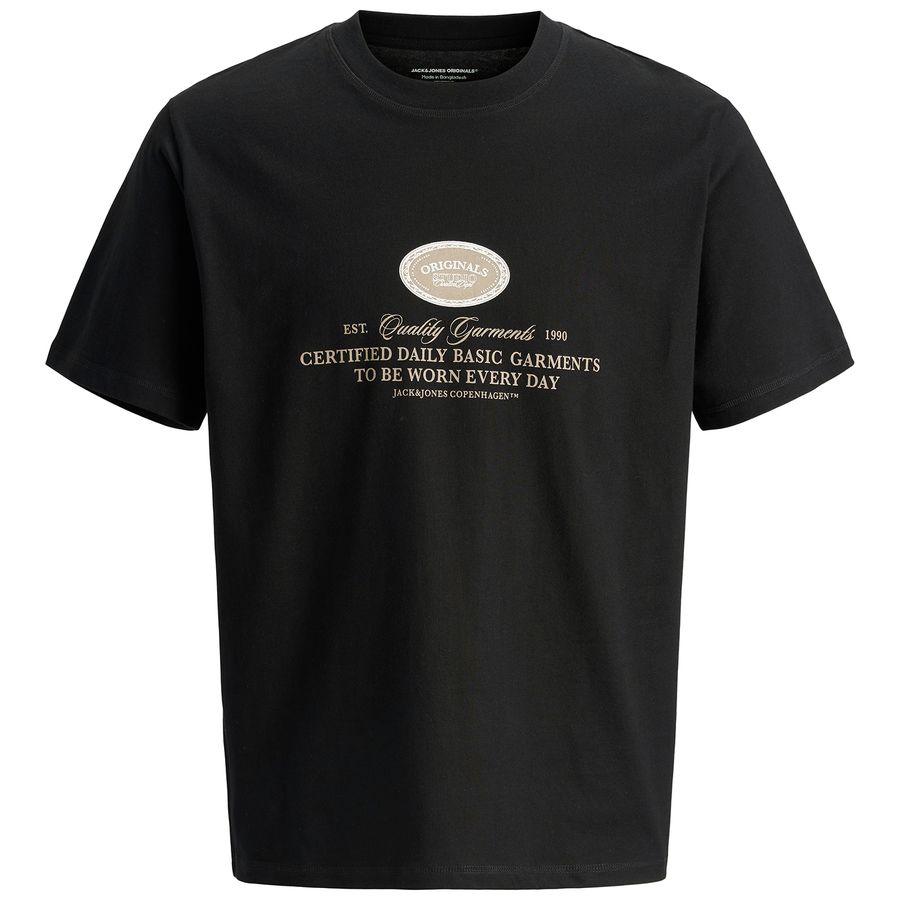 Jack&Jones Übergrößen T-Shirt schwarz JORGREENE