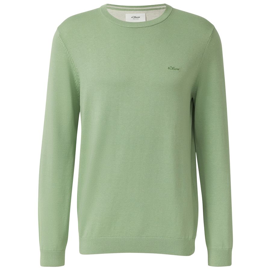 s.Oliver Übergrößen Feinstrickpullover hellgrün