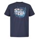North Latitude Übergrößen T-Shirt navy Sailing Cup