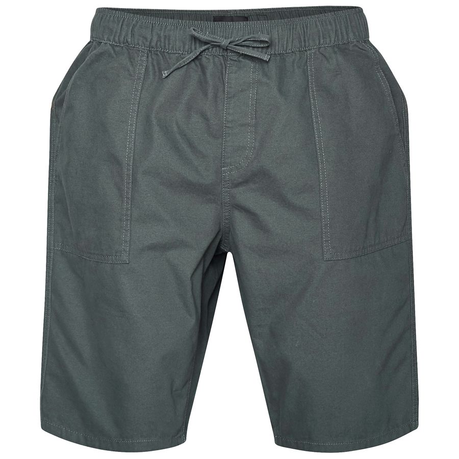 North Latitude Übergrößen Schlupf-Shorts graugrün