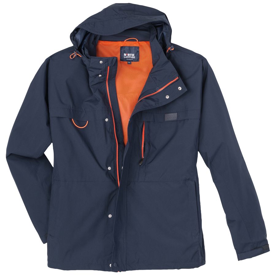 North Latitude Übergrößen Funktionsjacke leicht navy