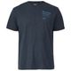 s.Oliver Übergrößen navy melange T-Shirt Brustprint