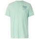 s.Oliver Übergrößen T-Shirt mintgrün melange Print