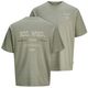 Jack&Jones Übergrößen T-Shirt Print oliv JJEURBAN Jack&Jones Übergrößen T-Shirt Print oliv JJEURBAN