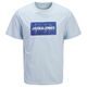 Jack&Jones Übergrößen T-Shirt hellblau JJCOLE Print Jack&Jones Übergrößen T-Shirt hellblau JJCOLE Print