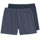 Schiesser Übergrößen 2er-Pack Boxershorts navy/weiß