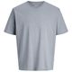 Jack&Jones Übergröße T-Shirt grau JORCATSKILLS Print