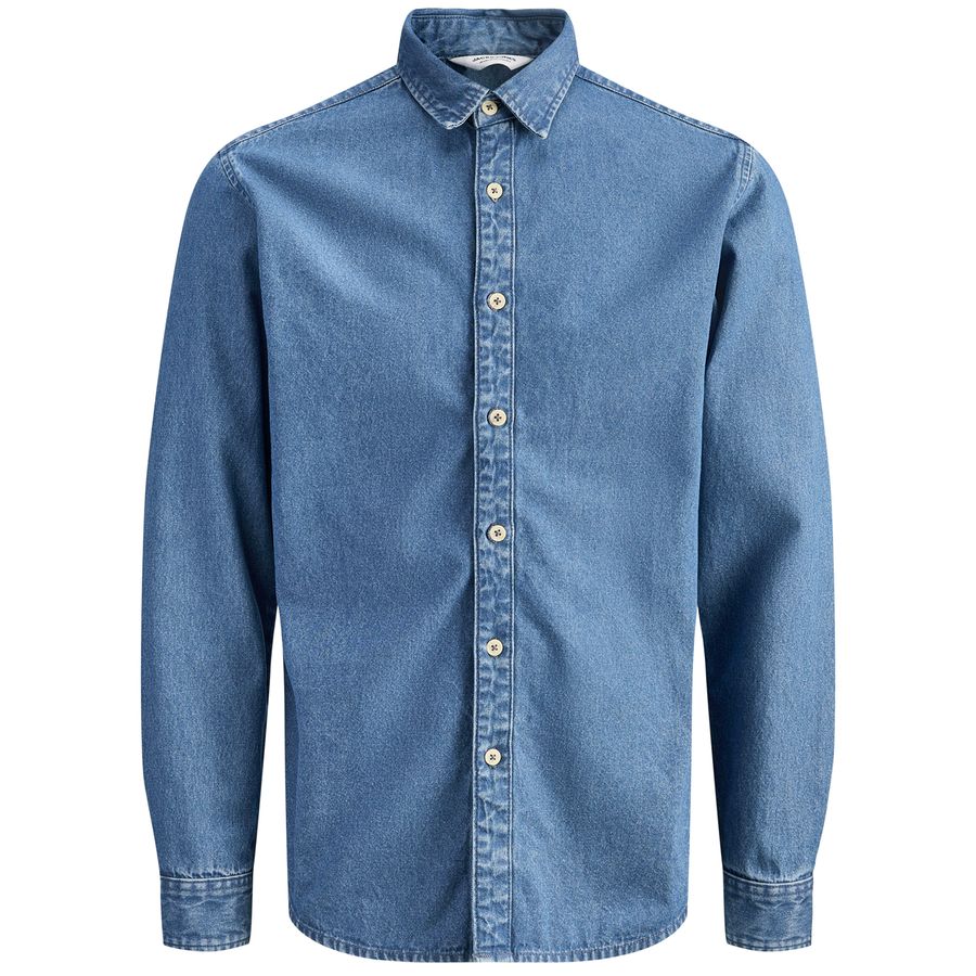 Jack&Jones Übergrößen Jeanshemd JJESTANLEY blau