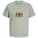 Jack&Jones XXL T-Shirt salbeigrün Skull JORCATSKILLS