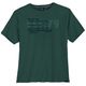 Lerros Übergrößen T-Shirt petrol Frontprint modisch