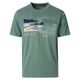 CasaModa Übergrößen T-Shirt agavengrün melange Print CasaModa Übergrößen T-Shirt agavengrün melange Print