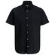 Jack&Jones Kurzarmhemd Übergröße schwarz JJEBREEZE Jack&Jones Kurzarmhemd Übergröße schwarz JJEBREEZE
