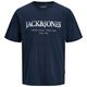 Jack&Jones Übergrößen T-Shirt navy Logoprint JJDEVIN