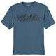 Killtec XXL Print Funktionsshirt LILLEO rauchblau
