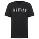 Mustang Übergrößen Logoprint T-Shirt schwarz Austin