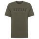 Mustang Übergrößen Logoprint T-Shirt oliv Austin Mustang Übergrößen Logoprint T-Shirt oliv Austin