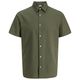 Jack&Jones Übergrößen Kurzarmhemd oliv JJEBREEZE Jack&Jones Übergrößen Kurzarmhemd oliv JJEBREEZE