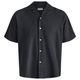 Jack&Jones Übergrößen Kurzarmhemd schwarz JJEBREEZE Jack&Jones Übergrößen Kurzarmhemd schwarz JJEBREEZE