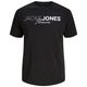 Jack&Jones Übergröße schwarz T-Shirt JPRBLANEO Print Jack&Jones Übergröße schwarz T-Shirt JPRBLANEO Print