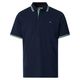 Redmond XXL Poloshirt dunkelblau Kontraststreifen