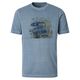 Redmond Übergrößen T-Shirt blau used Frontprint Redmond Übergrößen T-Shirt blau used Frontprint