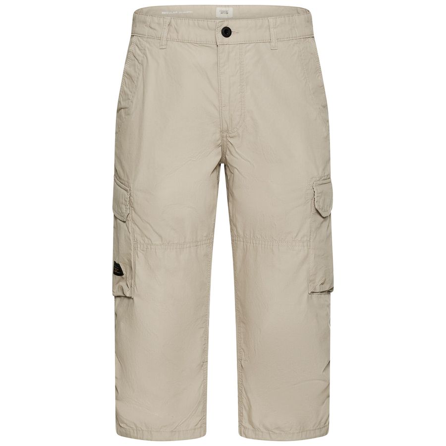 Camel Active Übergröße 3/4 Cargo-Bermuda beige leicht