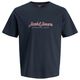 Jack&Jones Übergrößen T-Shirt navy JORMONTAUK TYPE Jack&Jones Übergrößen T-Shirt navy JORMONTAUK TYPE