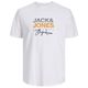 Jack&Jones Übergrößen T-Shirt weiß Print JORCANGGU Jack&Jones Übergrößen T-Shirt weiß Print JORCANGGU