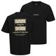 Jack&Jones Übergrößen T-Shirt schwarz JORCASSIS AOP Jack&Jones Übergrößen T-Shirt schwarz JORCASSIS AOP