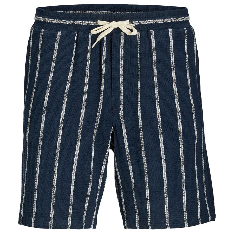 Jack&Jones Übergrößen Shorts navy-beige-weiß