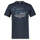 Lerros Übergrößen T-Shirt modisch navy Print Coastal Lerros Übergrößen T-Shirt modisch navy Print Coastal