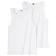 Urban Classics Übergrößen Doppelpack Tanktop weiß Urban Classics Übergrößen Doppelpack Tanktop weiß
