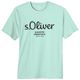 s.Oliver Übergrößen T-Shirt mint Logoprint s.Oliver Übergrößen T-Shirt mint Logoprint