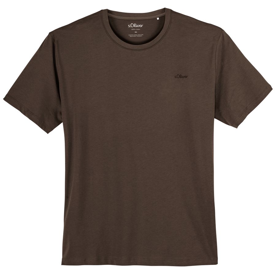 s.Oliver Übergrößen T-Shirt braun