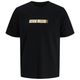 Jack&Jones Übergrößen T-Shirt schwarz JJMUNK