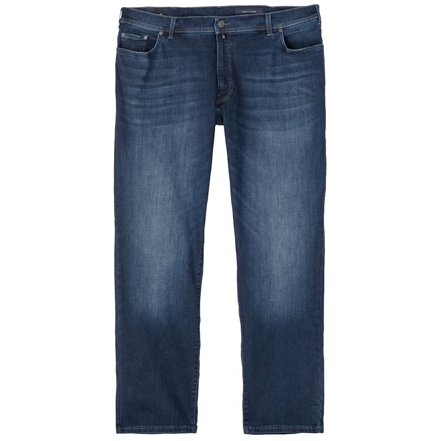 Pierre Cardin Stretch-Jeans dark blue used mustache