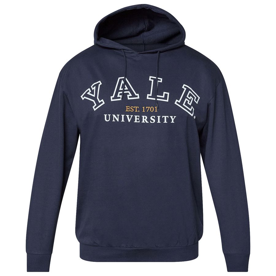 North Latitude Übergrößen Hoodie Yale-Print navy